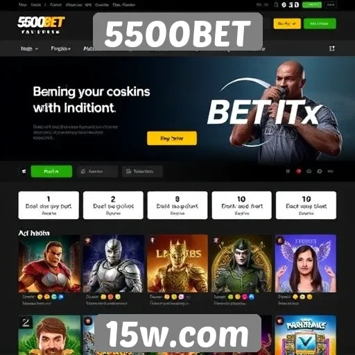 Novas funcionalidades do site 5500BET em 2025